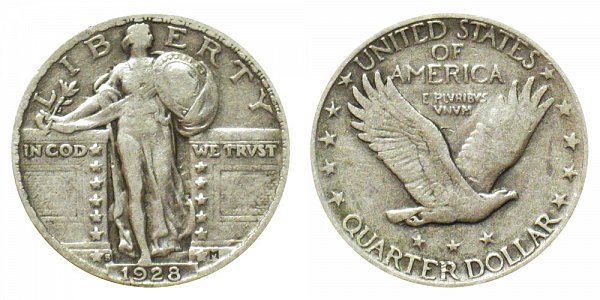 1928 S Standing Liberty Quarter 