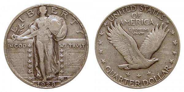 1928 Standing Liberty Quarter 