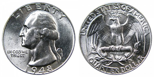 1948 Washington Silver Quarter 