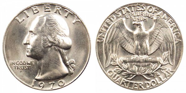 1970 D Washington Quarter 