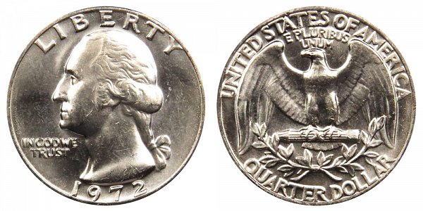 1972 Washington Quarter 
