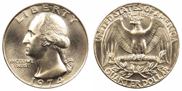 1974 Washington Quarter 