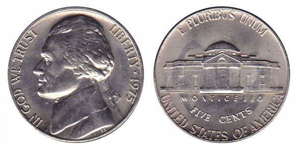 1975 Jefferson Nickel 