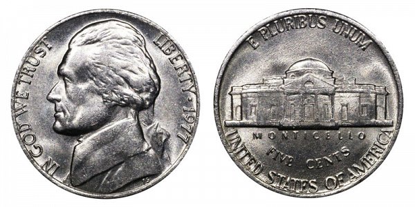 1977 Jefferson Nickel 