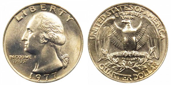 1977 Washington Quarter 