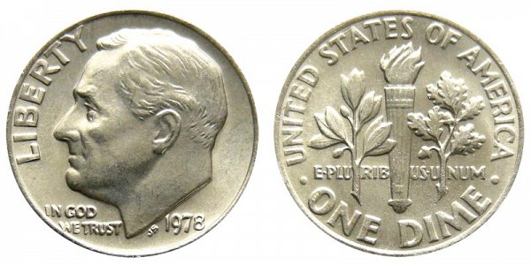 1978 Roosevelt Dime 