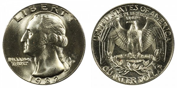 1982 D Washington Quarter 