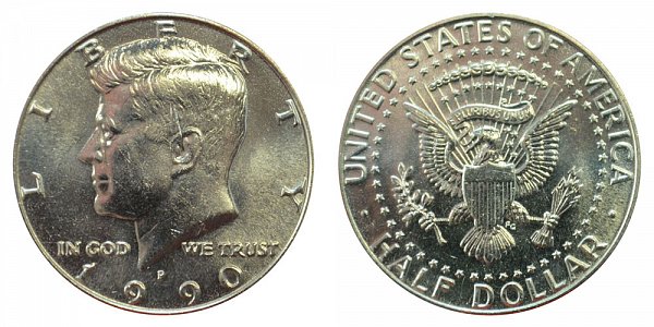 1990 P Kennedy Half Dollar 