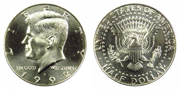 1992 P Kennedy Half Dollar 