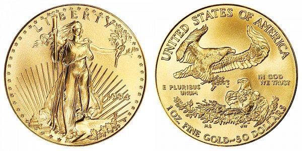 1994 One Ounce American Gold Eagle - 1 oz Gold $50 