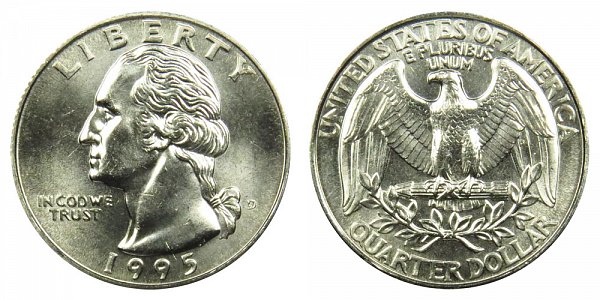 1995 D Washington Quarter 