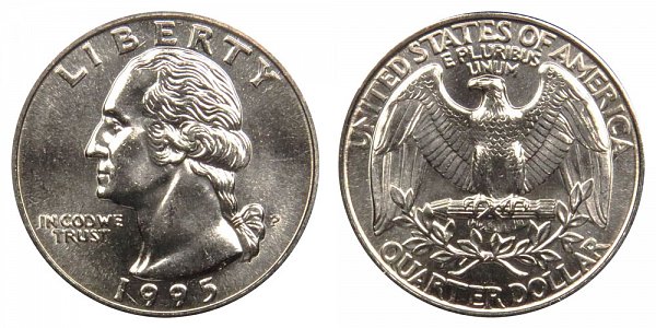 1995 P Washington Quarter 