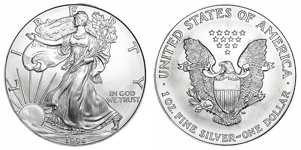 1996 American Silver Eagle 
