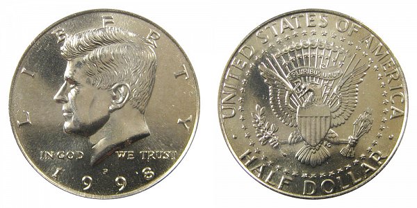 1998 P Kennedy Half Dollar 