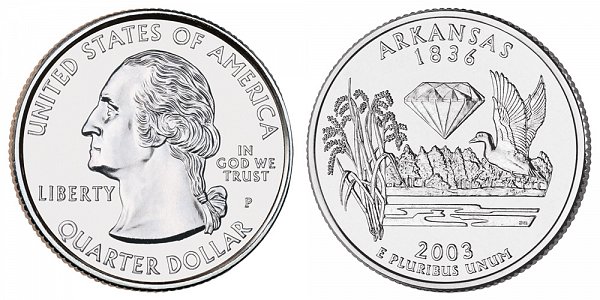 2003 P Arkansas State Quarter 