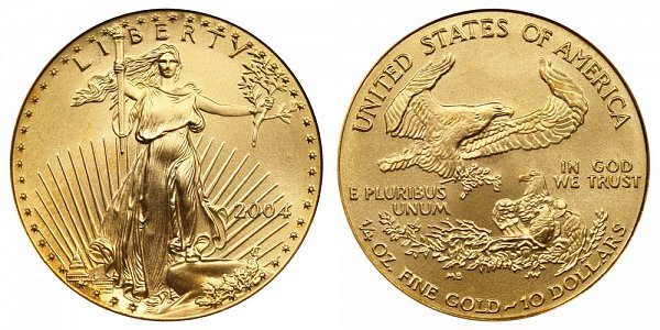 2004 Quarter Ounce American Gold Eagle - 1/4 oz Gold $10 