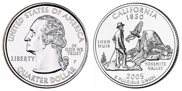 2005 P California State Quarter 