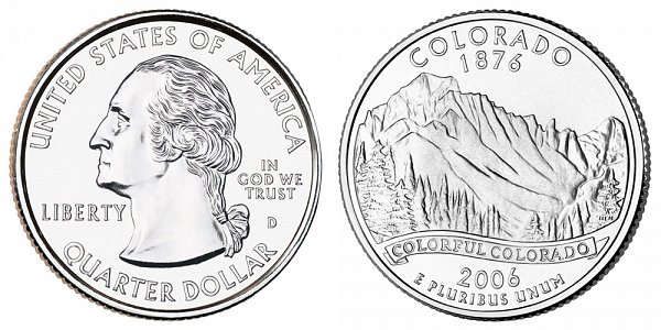 2006 D Colorado State Quarter 