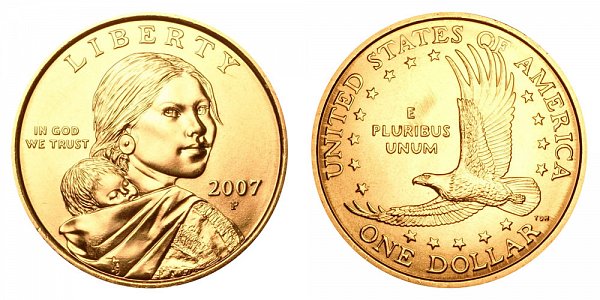2007 P Sacagawea Dollar 