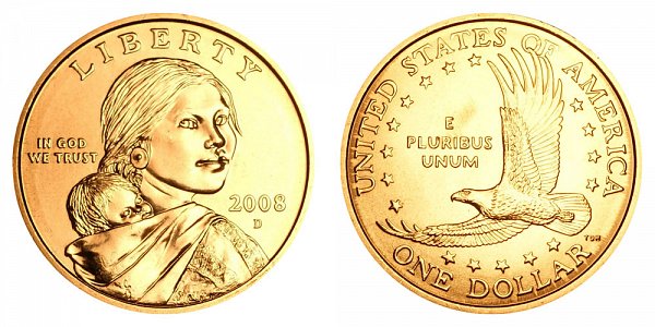 2008 D Sacagawea Dollar 