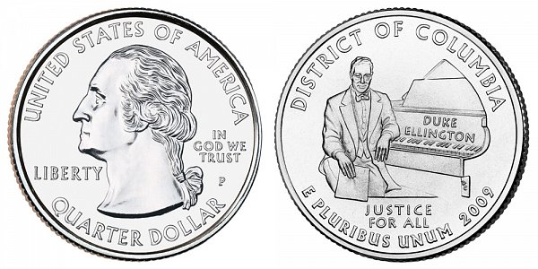 2009 P District of Columbia Quarter 