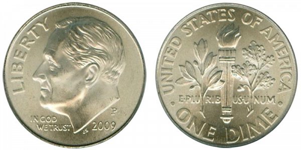 2009 P Roosevelt Dime 