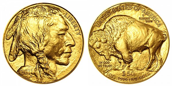 2011 One Ounce Gold American Buffalo - 1 oz Gold $50 