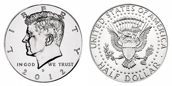 2012 D Kennedy Half Dollar 