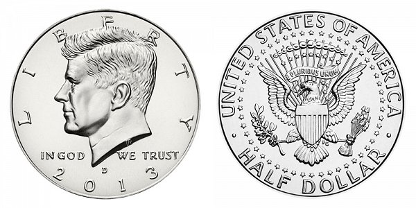 2013 D Kennedy Half Dollar 