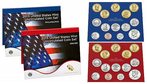 2013 Uncirculated Mint Set - Denver and Philadelphia 