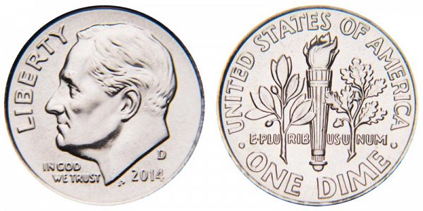 2014 D Roosevelt Dime 
