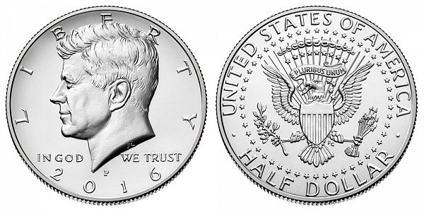 2016 P Kennedy Half Dollar 