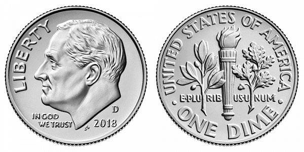 2018 D Roosevelt Dime 