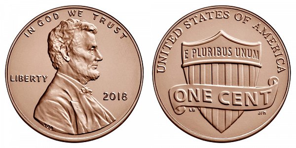 2018 P Lincoln Shield Cent Penny 