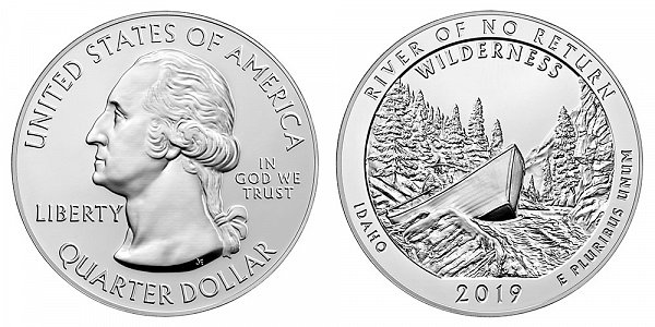 2019 River Of No Return 5 Ounce Bullion Coin - 5 oz Silver 
