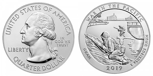 2019 War In The Pacific 5 Ounce Bullion Coin - 5 oz Silver 
