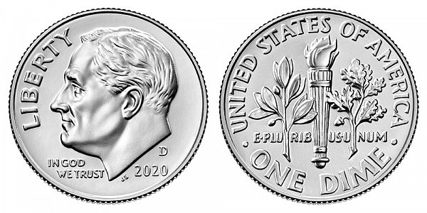 2020 D Roosevelt Dime 