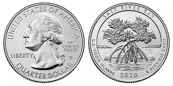 2020 D Salt River Bay Quarter - US Virgin Islands 
