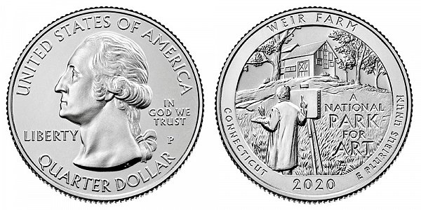 2020 P Weir Farm Quarter - Connecticut 