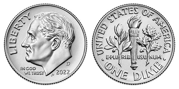 2022 D Roosevelt Dime 