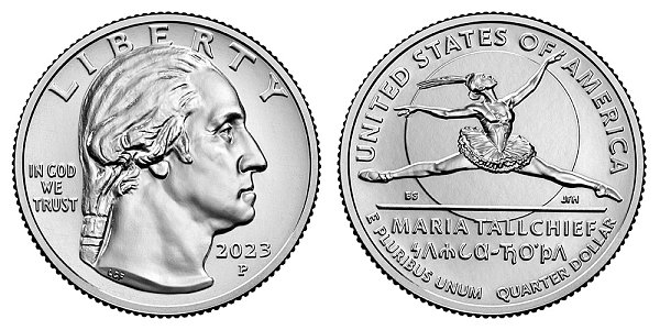 2023 P Maria Tallchief American Women Quarter 