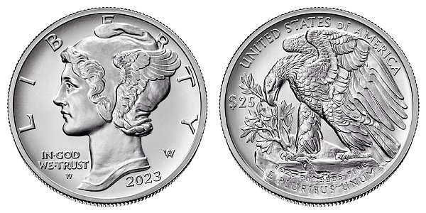 2023 W Burnished Uncirculated American Palladium Eagle 