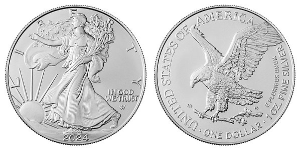 2024 (W) Bullion American Silver Eagle 