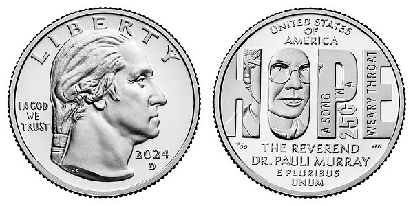 2024 D Pauli Murray American Women Quarter 