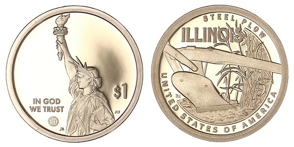 2024 S Proof Illinois American Innovation Dollar 