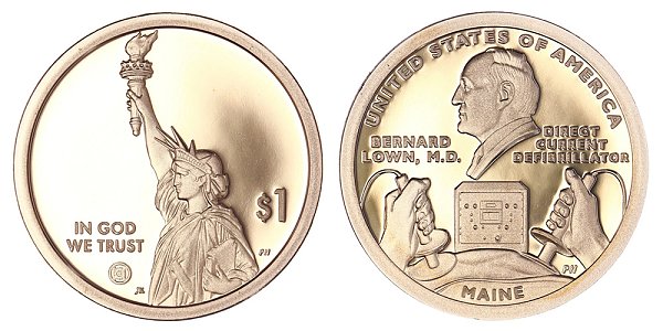 2024 S Proof Maine American Innovation Dollar 