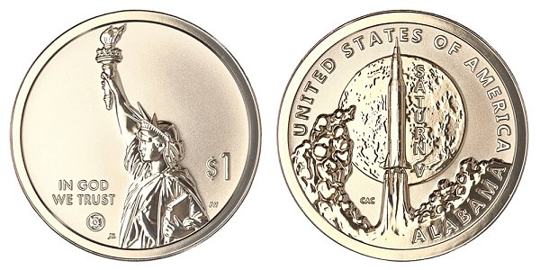 2024 S Reverse Proof Alabama American Innovation Dollar 