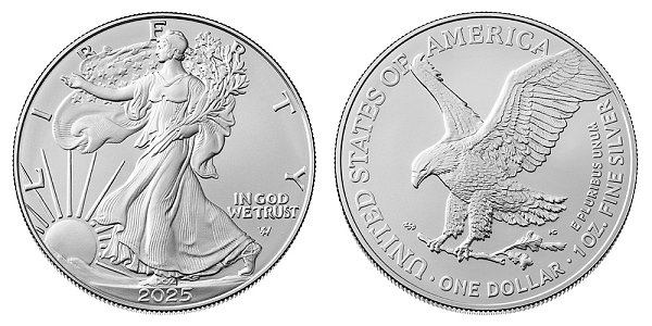 2025 (W) Bullion American Silver Eagle 