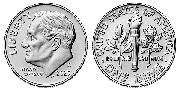 2025 D Roosevelt Dime 