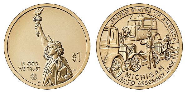 2025 P Michigan American Innovation Dollar 